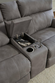 Next-Gen DuraPella Power Reclining Sectional Loveseat with Console Ashley Furniture Sectional  Fresh Start Furniture