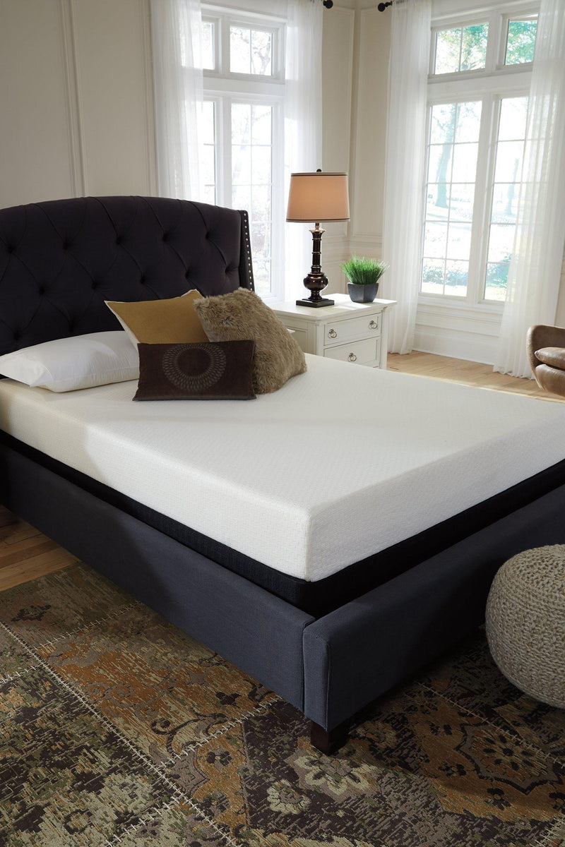 Chime 8 Inch Memory Foam Mattress in a Box -  Ashley Furniture Memory Foam Mattress  Fresh Start Furniture