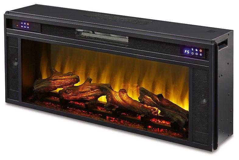 Kallari 84" TV Stand with Electric Fireplace Ashley Furniture TV Stand w/Fire  Fresh Start Furniture