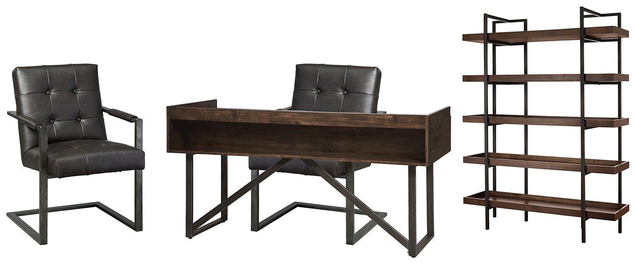 Starmore Home Office Set Ashley Furniture Home Office Set Desk/Bookcase/2-Desk Chair Fresh Start Furniture