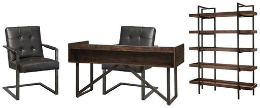 Starmore Home Office Set Ashley Furniture Home Office Set Desk/Bookcase/2-Desk Chair Fresh Start Furniture
