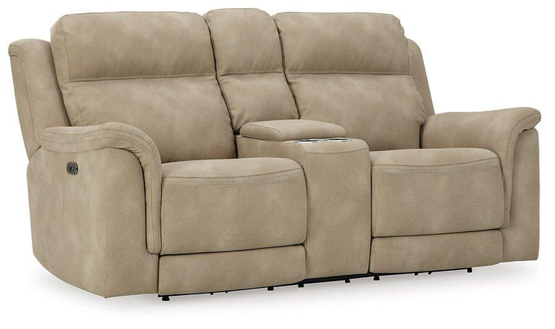 Next-Gen DuraPella Power Reclining Loveseat with Console Ashley Furniture Loveseat  Fresh Start Furniture