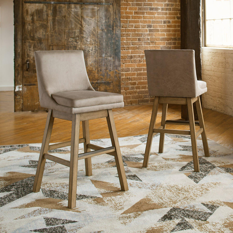 Tallenger Bar Stool Set -  Ashley Furniture Barstool Set  Fresh Start Furniture