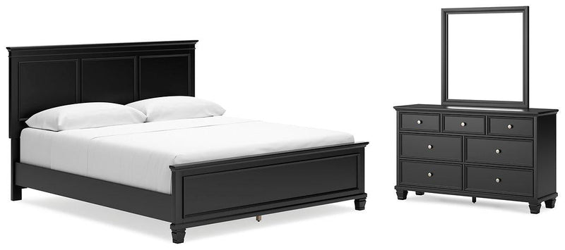Lanolee Bedroom Set Ashley Furniture Bedroom Set 5-Piece: Dresser & Mirror/Bed (Headboard, Footboar Fresh Start Furniture