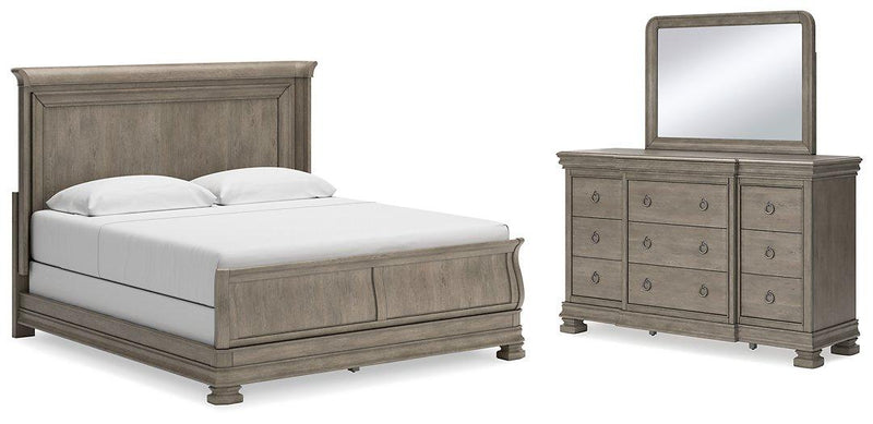 Lexorne Bedroom Set Ashley Furniture Bedroom Set 5-Piece: Dresser & Mirror/Bed (Headboard, Footboar Fresh Start Furniture