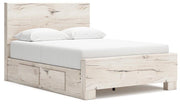 Lawroy Bed Ashley Furniture Bed Queen / Panel Bed w/ Side Storage Drawers (2) Fresh Start Furniture