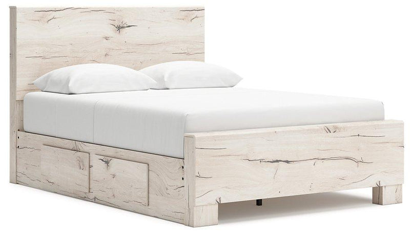 Lawroy Bed Ashley Furniture Bed Queen / Panel Bed w/ Side Storage Drawers (2) Fresh Start Furniture