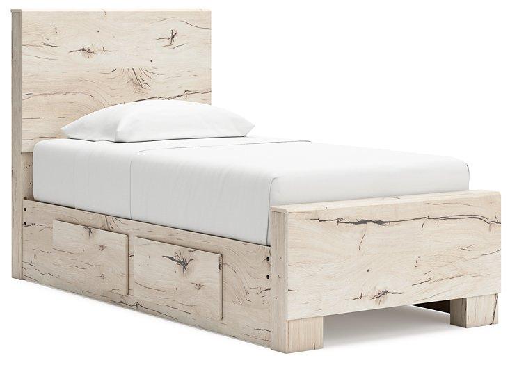 Lawroy Bed Ashley Furniture Bed Twin / Panel Bed w/ Side Storage Drawers (4) Fresh Start Furniture