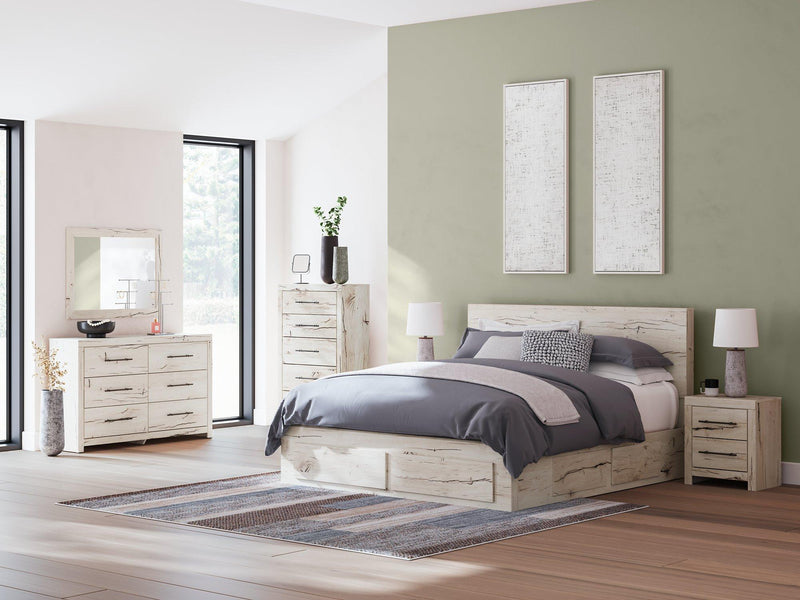 Lawroy Panel Storage Bed -  Ashley Furniture Bed  Fresh Start Furniture