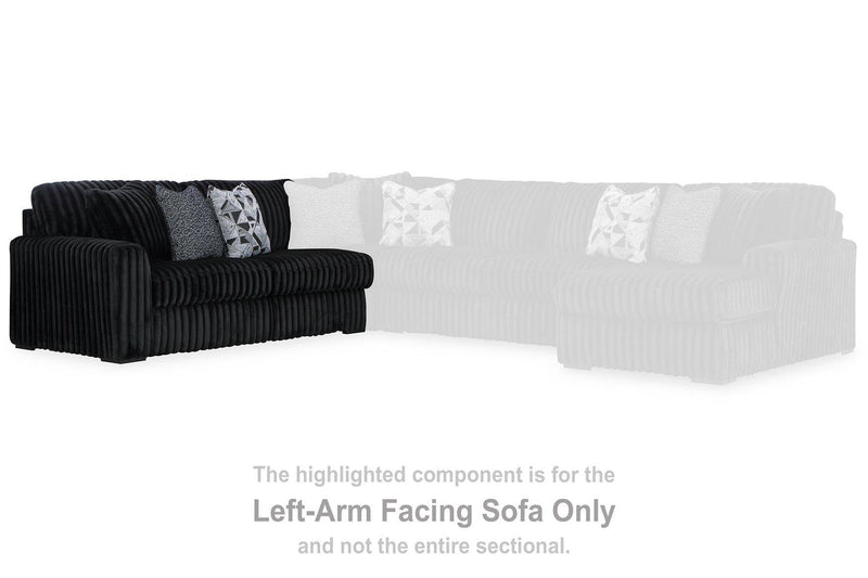 Midnight-Madness Sectional Sofa with Chaise Ashley Furniture Sectional  Fresh Start Furniture