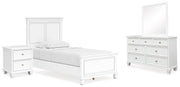 Fortman Bedroom Set Ashley Furniture Bedroom Set 6-Piece: Dresser & Mirror/Bed (Headboard, Footboar Fresh Start Furniture