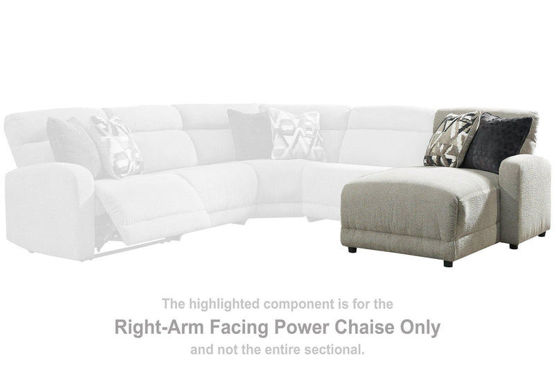 Colleyville Power Reclining Sectional with Chaise -  Ashley Furniture Sectional  Fresh Start Furniture