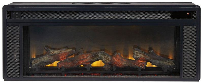 Kallari 84" TV Stand with Electric Fireplace Ashley Furniture TV Stand w/Fire  Fresh Start Furniture