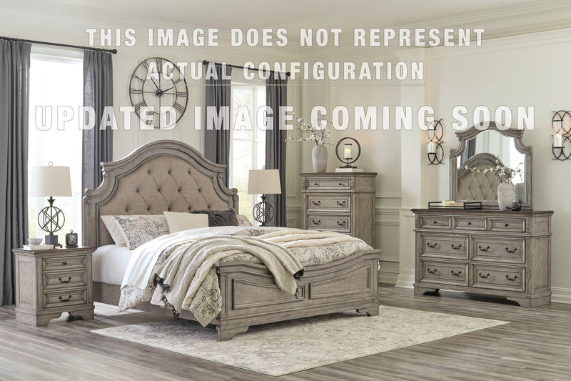 Lodenbay Bedroom Set Ashley Furniture Bedroom Set 7-Piece: Dresser & Mirror/Bed (Headboard, Footboar Fresh Start Furniture
