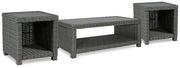Elite Park Outdoor Occasional Table Set -  Ashley Furniture Outdoor Table Set  Fresh Start Furniture