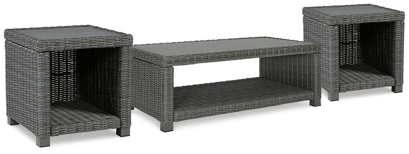 Elite Park Outdoor Occasional Table Set -  Ashley Furniture Outdoor Table Set  Fresh Start Furniture
