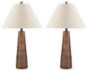 Danset Lamp Set -  Ashley Furniture Table Lamp Set  Fresh Start Furniture