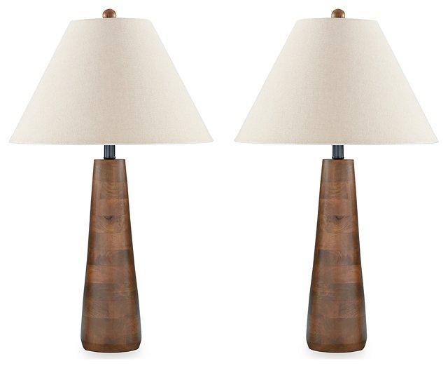 Danset Lamp Set -  Ashley Furniture Table Lamp Set  Fresh Start Furniture