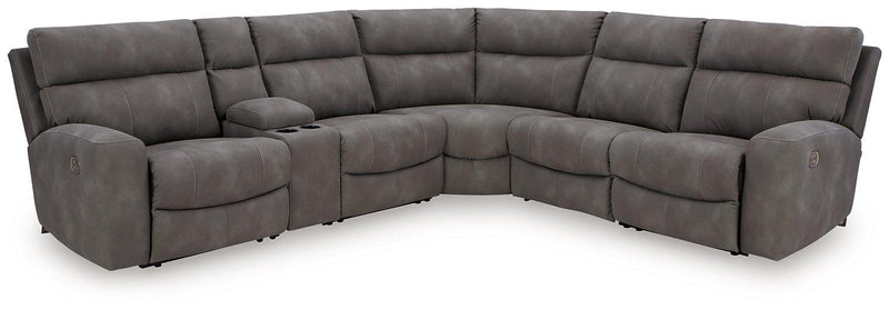 Next-Gen DuraPella Power Reclining Sectional Ashley Furniture Sectional Slate / 6-Piece: Left-Arm Facing Power Recliner/Co Fresh Start Furniture