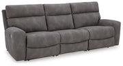 Next-Gen DuraPella Power Reclining Sectional Sofa Ashley Furniture Sectional Slate Fresh Start Furniture