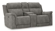 Next-Gen DuraPella Power Reclining Loveseat with Console Ashley Furniture Loveseat  Fresh Start Furniture