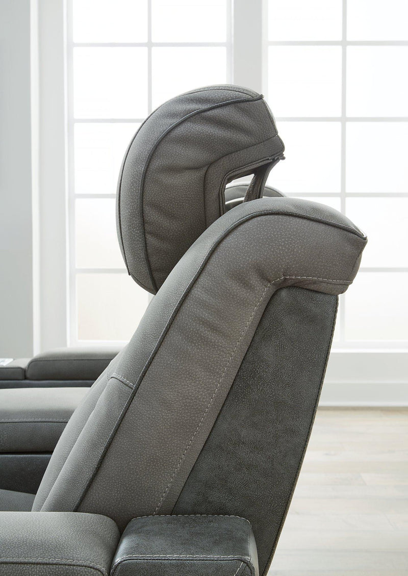 Next-Gen DuraPella Power Reclining Loveseat with Console Ashley Furniture Loveseat  Fresh Start Furniture