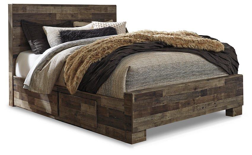 Derekson Bed with 2 Side Storage -  Ashley Furniture Bed  Fresh Start Furniture