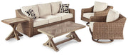 Beachcroft Outdoor Seating Set -  Ashley Furniture Outdoor Seating Set
