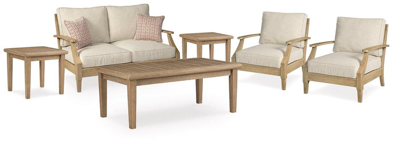 Clare View Outdoor Seating Set -  Ashley Furniture Outdoor Seating Set  Fresh Start Furniture