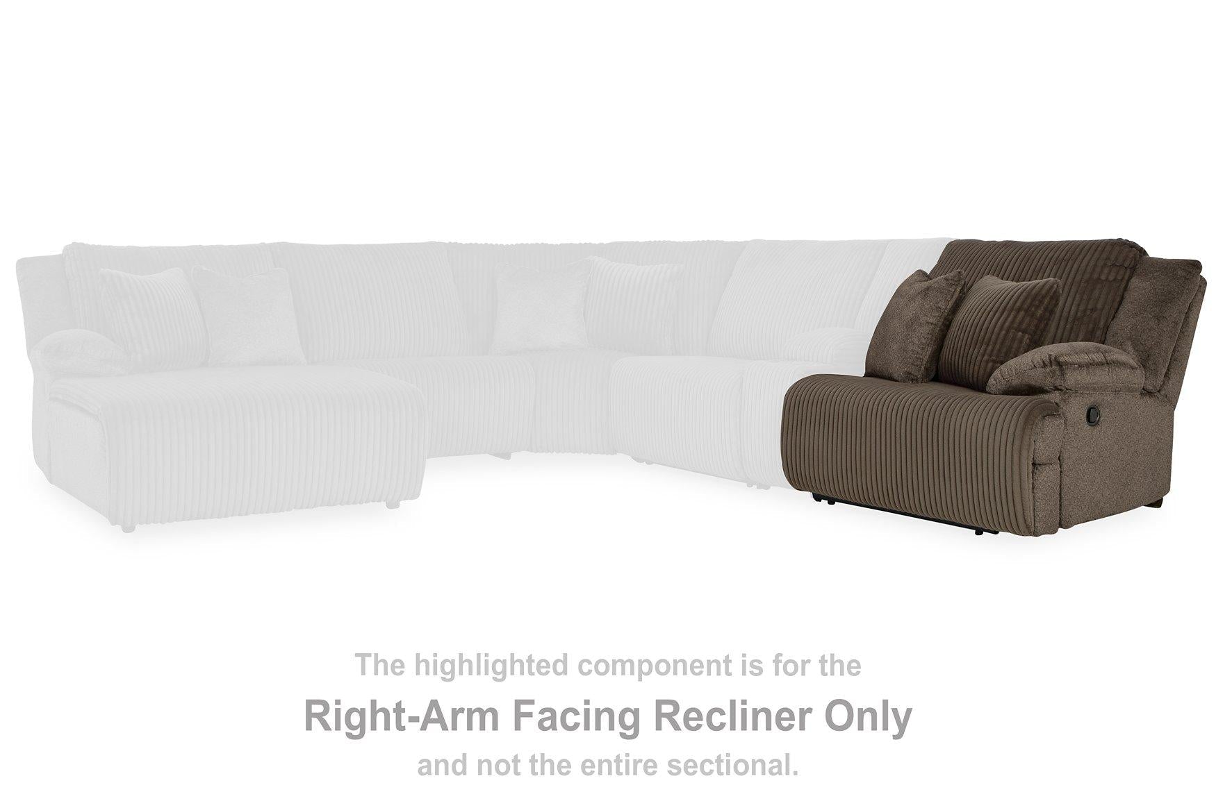 Top Tier Reclining Sectional with Chaise Ashley Furniture Sectional  Fresh Start Furniture