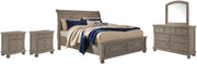 Lettner Bedroom Set Ashley Furniture Bedroom Set Sleigh Bed / 7-Piece: Dresser & Mirror/Bed (Headbo Fresh Start Furniture