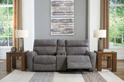 Next-Gen DuraPella Power Reclining Sectional Loveseat with Console Ashley Furniture Sectional  Fresh Start Furniture