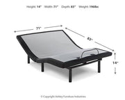 10 Inch Chime Memory Foam Mattress Set Ashley Furniture