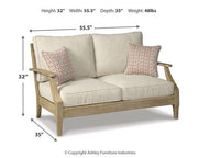 Clare View Outdoor Seating Set -  Ashley Furniture Outdoor Seating Set  Fresh Start Furniture