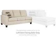 Abinger 2-Piece Sectional with Chaise Ashley Furniture