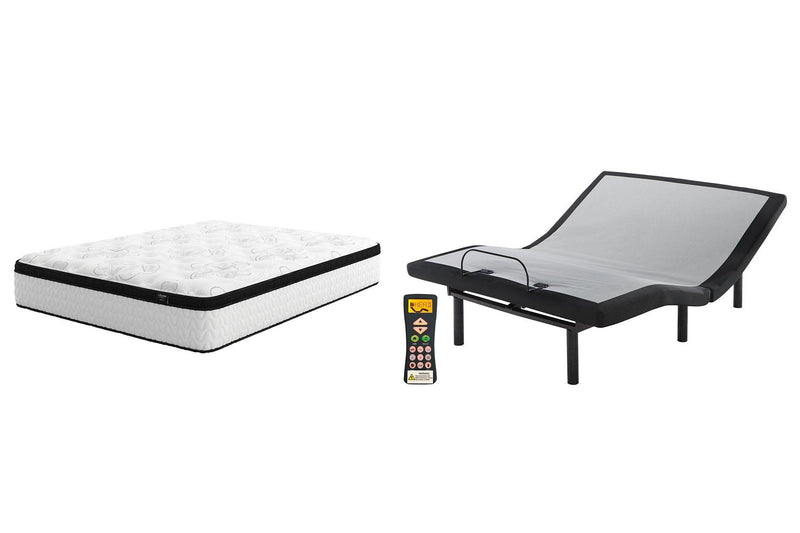 Chime 12 Inch Hybrid Mattress Package -  Ashley Furniture Mattress Set  Fresh Start Furniture