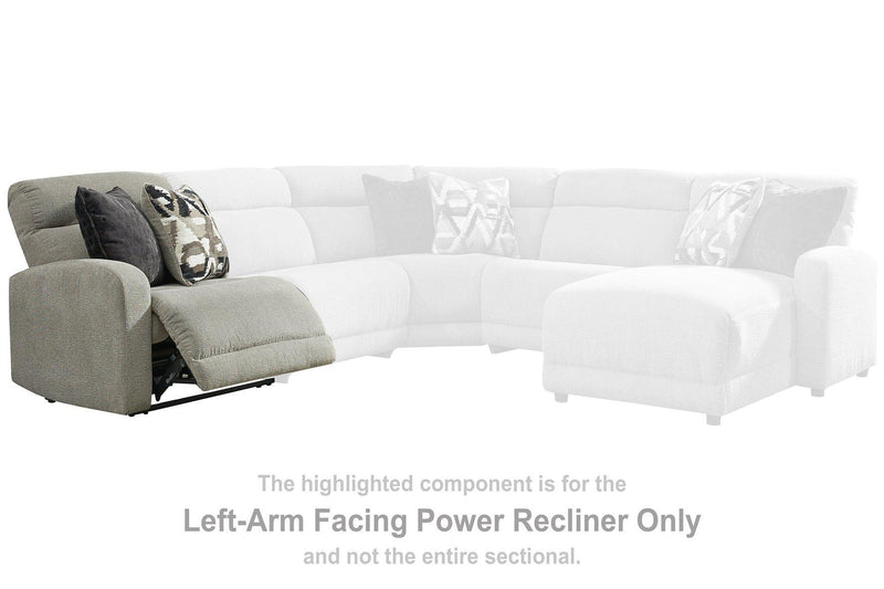 Colleyville Power Reclining Sectional with Chaise -  Ashley Furniture Sectional  Fresh Start Furniture
