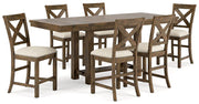 Moriville Dining Room Set Ashley Furniture Dining Room Set Counter Height Table/6-Barstool Fresh Start Furniture