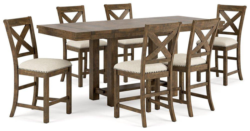 Moriville Dining Room Set Ashley Furniture Dining Room Set Counter Height Table/6-Barstool Fresh Start Furniture