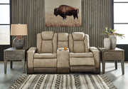 Next-Gen DuraPella Power Reclining Loveseat with Console Ashley Furniture Loveseat  Fresh Start Furniture