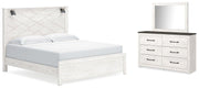Gerridan Bedroom Set Ashley Furniture Bedroom Set Panel Bed w/ Sconce Lights / 5-Piece: Dresser & Mi Fresh Start Furniture