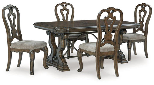 Maylee Dining Room Set Ashley Furniture Dining Room Set 5-Piece: Dining Ext. Table/4-Dining Chair Fresh Start Furniture