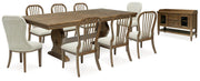 Sturlayne Dining Room Set Ashley Furniture Dining Room Set 10-Piece: Dining Table/Server/2-Dining Chair/6-Din Fresh Start Furniture