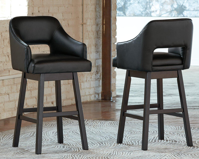 Tallenger Bar Stool Set -  Ashley Furniture Barstool Set  Fresh Start Furniture