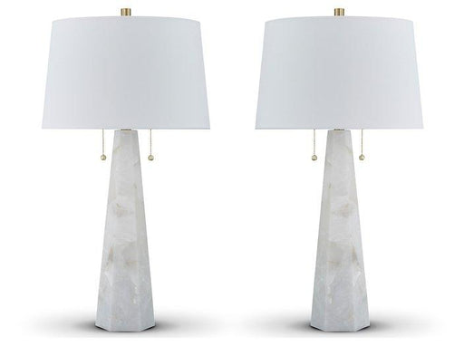 Laurellen Lamp Set Ashley Furniture Table Lamp Set Default Title Fresh Start Furniture