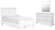 Fortman Bedroom Set Ashley Furniture Bedroom Set 5-Piece: Dresser & Mirror/Bed (Headboard, Footboar Fresh Start Furniture