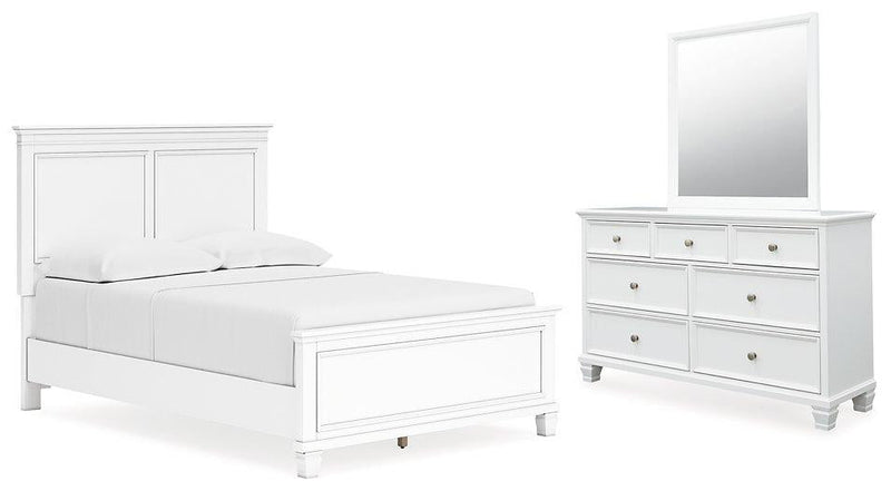 Fortman Bedroom Set Ashley Furniture Bedroom Set 5-Piece: Dresser & Mirror/Bed (Headboard, Footboar Fresh Start Furniture