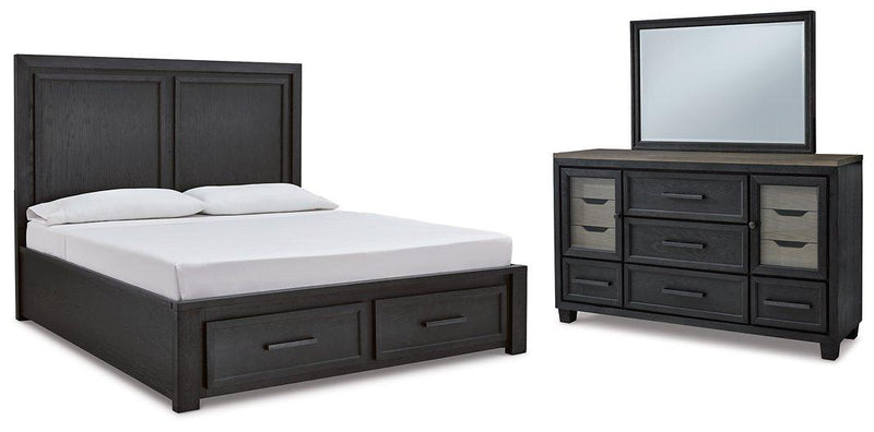 Foyland Bedroom Set Ashley Furniture Bedroom Set 5-Piece: Dresser & Mirror/Bed (Headboard, Footboar Fresh Start Furniture