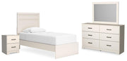 Stelsie Bedroom Set Ashley Furniture Bedroom Set 6-Piece: Dresser & Mirror/Bed (Headboard, Footboar Fresh Start Furniture