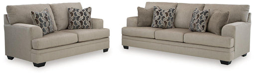 Stonemeade Living Room Set Ashley Furniture Living Room Set 2-Piece: Sofa/Loveseat / Taupe Fresh Start Furniture